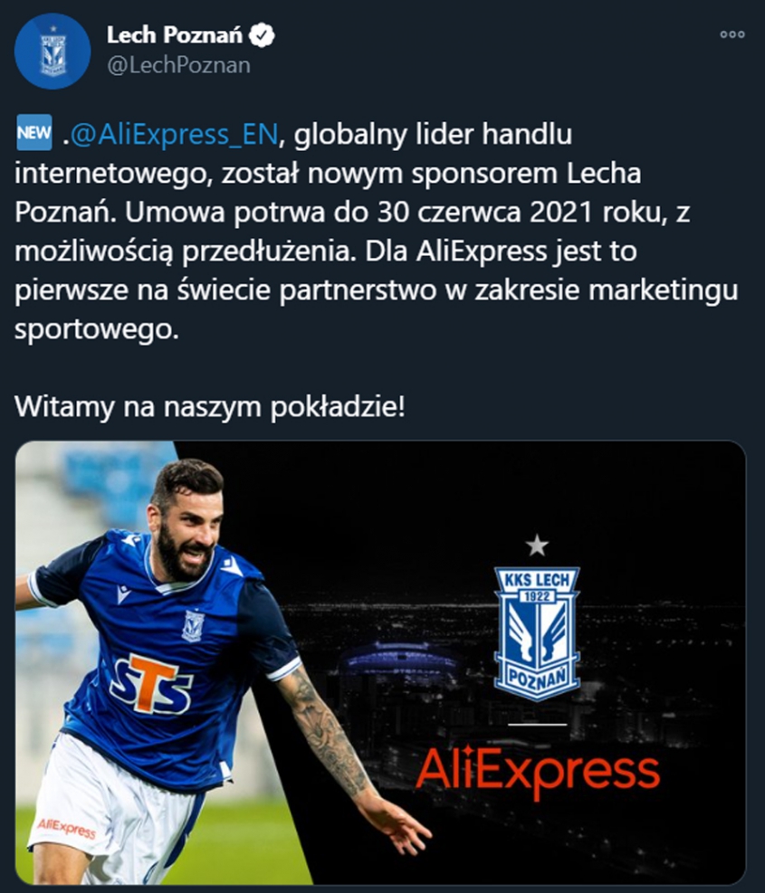 Zaskakujący NOWY SPONSOR Lecha Poznań!